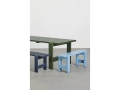 Weekday Table olive wb lacquer pinewood_Weekday Bench steel blue_azure blue wb lacquer pinewood_detail.jpg