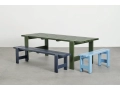 Weekday Table olive wb lacquer pinewood_Weekday Bench steel blue_azure blue wb lacquer pinewood.jpg