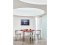Two-Colour Dia120 red wb lacquer valchromat tabletop maroon red powder coated steel_J104 warm grey wb lacquer beech.jpg