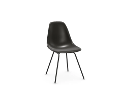 PROMOCJA! EPC DSX (Eames Plastic Chair) new height - Black/Black - krzesło
