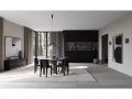 Dinning area - Drop Chandelier mini, oxidized - AD Floor Lamp - Clam Wall lamp, Oxidized, Bloom Vases, Dk Grey - Hi-Hat Maxi, Brass.jpg