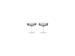 PROMOCJA! Ripple Smoked Grey - kieliszki do szampana, set 2 szt.