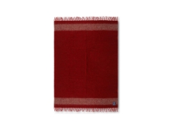PROMOCJA! Striped Mohair Wool Mix Throw - koc