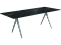 Split 92cm x 220cm Dining Table Nero Ceramic - White.jpg