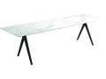 Split 92cm x 280cm Dining Table Bianco Ceramic - Meteor.jpg