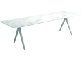 Split 92cm x 280cm Dining Table Bianco Ceramic - White.jpg