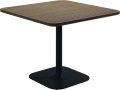 Grid 90cm Square Dining Table - Teak Top (Meteor).jpg