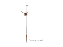 Punto y coma - zegar ścienny