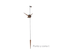 Punto y coma - zegar ścienny