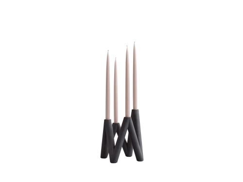 233038 - W Candle Holder – Black – White Packshot - 2.jpg