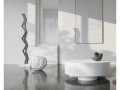 White Marble Room, Orimono, Curve, W candle holder, Foku - 5.jpg