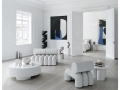 Minimalistic Art Appartment - Foku, w candleholder, curve bowls, sitting man, big foot, orimono, cobra table lamp, ghost chandelier - 1.jpg