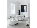 Minimalistic Art Appartment - Foku, w candleholder, curve bowls, sitting man, big foot, orimono, cobra table lamp, ghost chandelier - 2.jpg