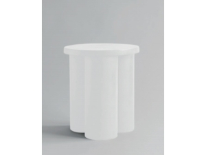 Big Foot Table, Tall - Bone White - stolik