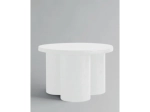 Big Foot Table, Low - Bone White - stolik