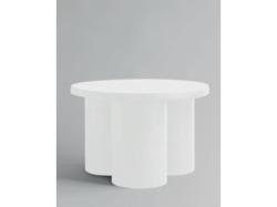 Big Foot Table, Low - Bone White - stolik