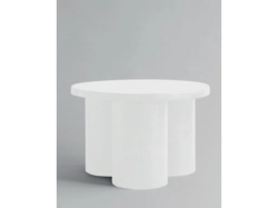 Big Foot Table, Low - Bone White - stolik