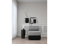 Tribu lounge Chair, Column table, Curve bowl mini dark grey - Lotus vase mini - Studio 1.jpg