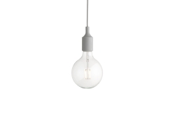 PROMOCJA! E27 Light Grey - lampa wisząca