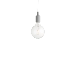 PROMOCJA! E27 Light Grey - lampa wisząca