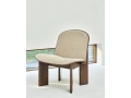 Chisel Lounge Chair front uph Linara 216 wb lacquered walnut 01.jpg