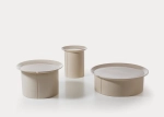 Brise Coffee Table Cylindrical Base - stolik