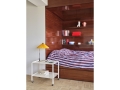 Matin Table Lamp 380 yellow shade_Arcs Trolley Low eggshell_Ete Duvet Cover bordeaux and sky blue.jpg