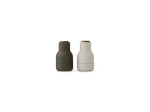 Bottle Grinder Small - Hunting Green/Beige/Walnut Lid - zestaw młynków