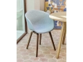 AAC 22 front uph Mode 002 slate blue 2.0 shell wb lacquered walnut_Triangle Leg Table L200xW85xH74 wb lacquer oak.jpg
