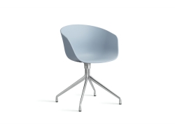About a Chair AAC 20 - Polished steel aluminium - krzesło na aluminiowej bazie