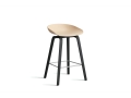 AA001-D126-AA51_AAS 32 H65 pale peach 2.0 shell_black wb laquered oak base_stainless steel footrest.jpg