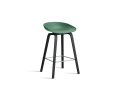 AA001-D138-AA51_AAS 32 H65 teal green 2.0 shell_black wb laquered oak base_stainless steel footrest.jpg