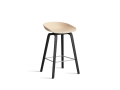 AA001-D126-AA51_AAS 32 H65 pale peach 2.0 shell_black wb laquered oak base_stainless steel footrest.jpg