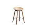 AB244-D126-AA51_AAS 32 H65 pale peach 2.0 shell_wb laquered walnut base_stainless steel footrest.jpg