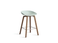 AB244-D141-AA51_AAS 32 H65 dusty mint 2.0 shell_wb laquered walnut base_stainless steel footrest.jpg