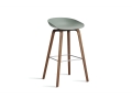 AB245-D144-AA51_AAS 32 H75 fall green 2.0 shell_wb laquered walnut base_stainless steel footrest.jpg