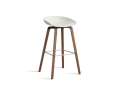 AB245-D156-AA51_AAS 32 H75 melange cream 2.0 shell_wb laquered walnut base_stainless steel footrest.jpg