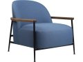 Sejour_LoungeChair_WithArmrest_Conic_FullyUpholstered_Black_AmericanWalnut_Gabriel_Mica-2501-66030_F3Q.jpg
