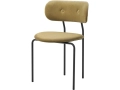 10104343_F3Q_Coco_Dining Chair_Fully Upholstered_Black base_Velvet, GUBI(294 Grey Green Standard).jpg