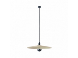 Vinyl Pendant - Silver/Black - lampa wisząca