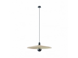 Vinyl Pendant - Silver/Black - lampa wisząca