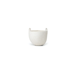 PROMOCJA! Speckle Pot Small - Off White - donica