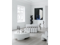 Minimalistic Art Appartment - Foku, w candleholder, curve bowls, sitting man, big foot, orimono, cobra table lamp, ghost chandelier - 2.jpg