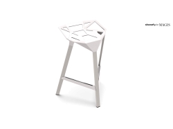 PROMOCJA! Stool One h67 - White - niski stołek