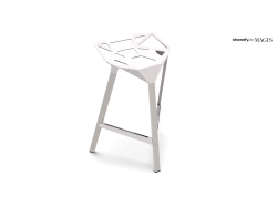 PROMOCJA! Stool One h67 - White - niski stołek