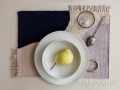Flow Napkin Rings Brass - obrączki do serwetek