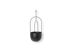 PROMOCJA! Hanging Deco Pot - Black - donica
