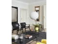 Nelson Ball Bubble Pendant L_Juice Vase yellow_Rebar Coffee Table_Bernard black leather cover deep black wb lacquer oak base.jpg