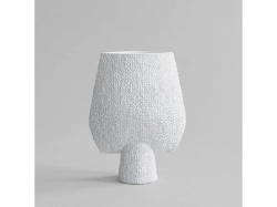 Sphere Vase Square Shisen, Big - Bone White - wazon