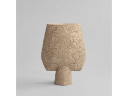 Sphere Vase Square Shisen, Big - Sand - wazon